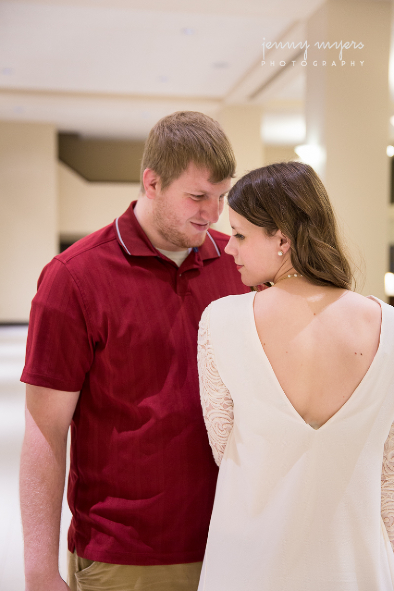 engagement picture at Drury Broadview Hotel