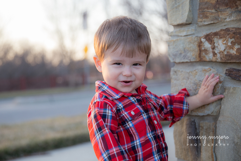 smirk from a little boy