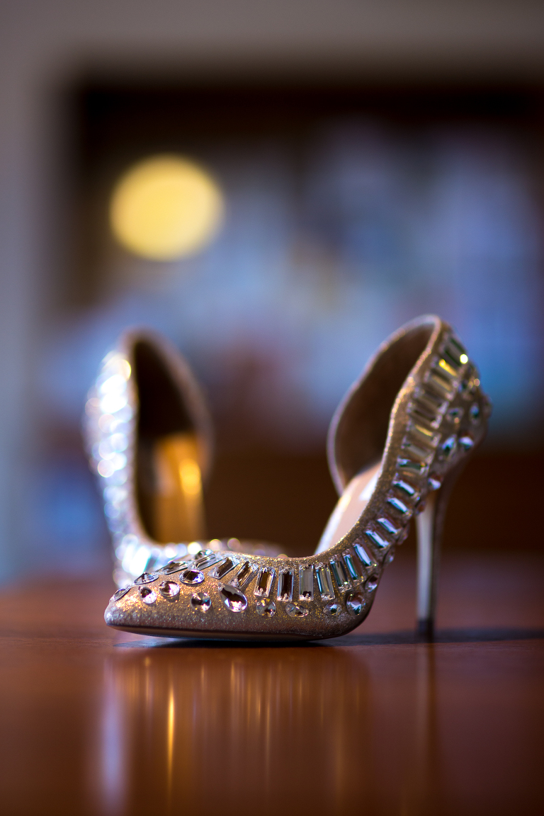 photo of shoes at a wichita wedding